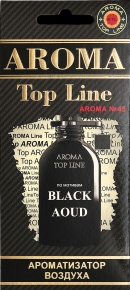 Картонный ароматизатор Top Line №45 по мотивам Black Aoud
