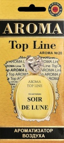 Картонный ароматизатор Top Line №28 по мотивам Soir De Lune