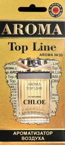 Картонный ароматизатор Top Line №30 по мотивам Chloe