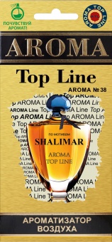 Картонный ароматизатор Top Line №38 по мотивам Shalimar
