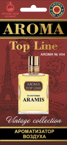 Картонный ароматизатор Top Line №v04 по мотивам Aramis