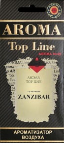 Картонный ароматизатор Top Line №49 по мотивам Zanzibar
