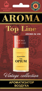 Картонный ароматизатор Top Line №v06 по мотивам Opium