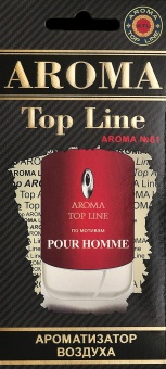 Картонный ароматизатор Top Line №61 по мотивам Pour Homme