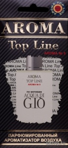 Картонный ароматизатор Top Line № 9 по мотивам Acqua di Gio