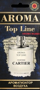 Картонный ароматизатор Top Line №U005 по мотивам Cartier