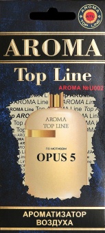Картонный ароматизатор Top Line №U002 по мотивам Opus 5